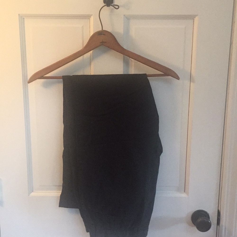 Black Brown black slim fit pants